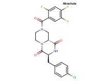 (3S,9aR)-3-(4-chlorobenzyl)-8-(2,4,5-trifluorobenzoyl)tetrahydro-2H-pyrazino[1,2-a]pyrazine-1,4(3H,6H)-dione