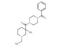 1-benzoyl-4-[(1-ethyl-3-methylpiperidin-3-yl)carbonyl]piperazine
