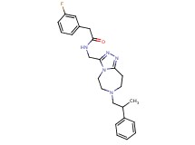 2-(3-fluorophenyl)-N-{[7-(2-phenylpropyl)-6,7,8,9-tetrahydro-5H-[1,2,4]triazolo[4,3-d][1,4]diazepin-3-yl]methyl}acetamide