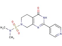 N,N-dimethyl-4-oxo-2-pyridin-4-yl-4,5,6,8-tetrahydropyrido[3,4-d]pyrimidine-7(3H)-sulfonamide