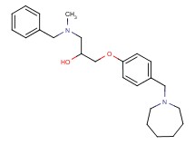 1-[4-(1-azepanylmethyl)phenoxy]-3-[benzyl(methyl)amino]-2-propanol