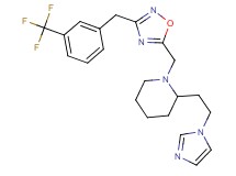 2-[2-(1H-imidazol-1-yl)ethyl]-1-({3-[3-(trifluoromethyl)benzyl]-1,2,4-oxadiazol-5-yl}methyl)piperidine