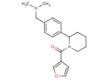 1-{4-[1-(3-furoyl)-2-piperidinyl]phenyl}-N,N-dimethylmethanamine