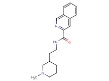 N-[2-(1-methylpiperidin-3-yl)ethyl]isoquinoline-3-carboxamide