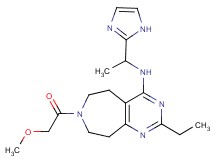 2-ethyl-N-[1-(1H-imidazol-2-yl)ethyl]-7-(methoxyacetyl)-6,7,8,9-tetrahydro-5H-pyrimido[4,5-d]azepin-4-amine