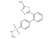 N-methyl-2'-(5-methyl-1,3,4-thiadiazol-2-yl)biphenyl-4-sulfonamide