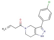 5-(3-butenoyl)-3-(4-chlorophenyl)-4,5,6,7-tetrahydro-1H-pyrazolo[4,3-c]pyridine