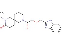 8-[(1H-benzimidazol-2-ylmethoxy)acetyl]-2-ethyl-2,8-diazaspiro[5.5]undecan-3-one