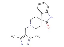 1'-[(3,5-dimethyl-1H-pyrazol-4-yl)methyl]spiro[indole-3,4'-piperidin]-2(1H)-one