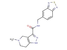 N-(2,1,3-benzothiadiazol-5-ylmethyl)-5-methyl-4,5,6,7-tetrahydro-1H-pyrazolo[4,3-c]pyridine-3-carboxamide