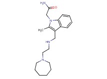 2-(3-{[(2-azepan-1-ylethyl)amino]methyl}-2-methyl-1H-indol-1-yl)acetamide