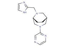 (1R*,5R*)-6-(1H-imidazol-2-ylmethyl)-3-(2-pyrazinyl)-3,6-diazabicyclo[3.2.2]nonane
