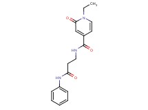 N-(3-anilino-3-oxopropyl)-1-ethyl-2-oxo-1,2-dihydropyridine-4-carboxamide