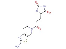 5-[3-(2-amino-6,7-dihydro[1,3]thiazolo[5,4-c]pyridin-5(4H)-yl)-3-oxopropyl]-2,4-imidazolidinedione
