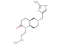 rel-(4aS,8aR)-1-[2-(methylamino)ethyl]-6-[(2-methyl-1H-imidazol-4-yl)methyl]octahydro-1,6-naphthyridin-2(1H)-one dihydrochloride