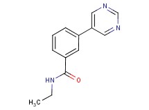 N-ethyl-3-pyrimidin-5-ylbenzamide