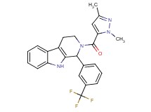 2-[(1,3-dimethyl-1H-pyrazol-5-yl)carbonyl]-1-[3-(trifluoromethyl)phenyl]-2,3,4,9-tetrahydro-1H-beta-carboline