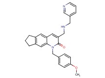 1-(4-methoxybenzyl)-3-{[(3-pyridinylmethyl)amino]methyl}-1,6,7,8-tetrahydro-2H-cyclopenta[g]quinolin-2-one