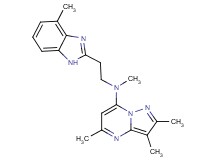N,2,3,5-tetramethyl-N-[2-(4-methyl-1H-benzimidazol-2-yl)ethyl]pyrazolo[1,5-a]pyrimidin-7-amine