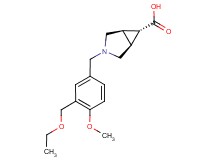 (1R*,5S*,6r)-3-[3-(ethoxymethyl)-4-methoxybenzyl]-3-azabicyclo[3.1.0]hexane-6-carboxylic acid