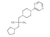 2-[4-(2,2-dimethyl-3-pyrrolidin-1-ylpropyl)piperazin-1-yl]pyrazine