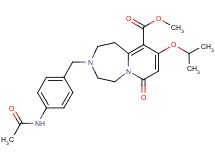 methyl 3-[4-(acetylamino)benzyl]-9-isopropoxy-7-oxo-1,2,3,4,5,7-hexahydropyrido[1,2-d][1,4]diazepine-10-carboxylate