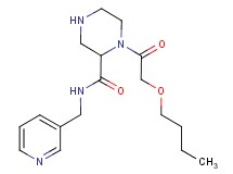 1-(butoxyacetyl)-N-(3-pyridinylmethyl)-2-piperazinecarboxamide