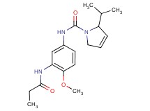 2-isopropyl-N-[4-methoxy-3-(propionylamino)phenyl]-2,5-dihydro-1H-pyrrole-1-carboxamide