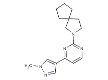 2-[4-(1-methyl-1H-pyrazol-4-yl)pyrimidin-2-yl]-2-azaspiro[4.4]nonane