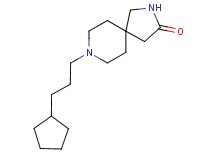 8-(3-cyclopentylpropyl)-2,8-diazaspiro[4.5]decan-3-one