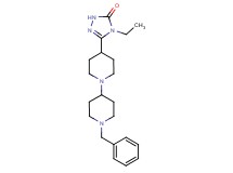5-(1'-benzyl-1,4'-bipiperidin-4-yl)-4-ethyl-2,4-dihydro-3H-1,2,4-triazol-3-one