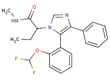 2-{5-[2-(difluoromethoxy)phenyl]-4-phenyl-1H-imidazol-1-yl}-N-methylbutanamide