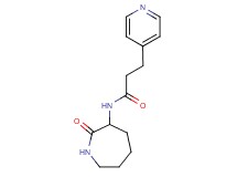 N-(2-oxoazepan-3-yl)-3-pyridin-4-ylpropanamide