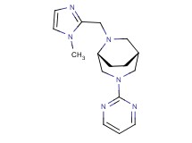 (1R*,5R*)-6-[(1-methyl-1H-imidazol-2-yl)methyl]-3-(2-pyrimidinyl)-3,6-diazabicyclo[3.2.2]nonane