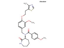 4-methoxy-N-{3-methoxy-4-[2-(4-methyl-1,3-thiazol-5-yl)ethoxy]benzyl}-N-[(3S)-2-oxo-3-azepanyl]benzamide