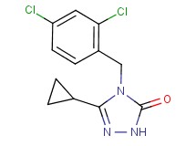 5-cyclopropyl-4-(2,4-dichlorobenzyl)-2,4-dihydro-3H-1,2,4-triazol-3-one