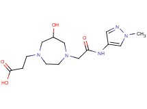 3-(6-hydroxy-4-{2-[(1-methyl-1H-pyrazol-4-yl)amino]-2-oxoethyl}-1,4-diazepan-1-yl)propanoic acid