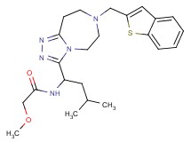 N-{1-[7-(1-benzothien-2-ylmethyl)-6,7,8,9-tetrahydro-5H-[1,2,4]triazolo[4,3-d][1,4]diazepin-3-yl]-3-methylbutyl}-2-methoxyacetamide