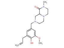 8-(3-allyl-4-hydroxy-5-methoxybenzyl)-2-methylhexahydro-2H-pyrazino[1,2-a]pyrazin-1(6H)-one