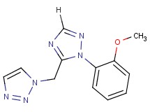 1-{[1-(2-methoxyphenyl)-1H-1,2,4-triazol-5-yl]methyl}-1H-1,2,3-triazole