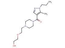 2-(2-{4-[(5-methyl-1-propyl-1H-pyrazol-4-yl)carbonyl]piperazin-1-yl}ethoxy)ethanol