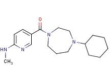 5-[(4-cyclohexyl-1,4-diazepan-1-yl)carbonyl]-N-methyl-2-pyridinamine