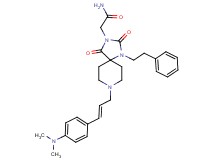 2-[8-{(2E)-3-[4-(dimethylamino)phenyl]-2-propen-1-yl}-2,4-dioxo-1-(2-phenylethyl)-1,3,8-triazaspiro[4.5]dec-3-yl]acetamide