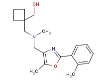 {1-[(methyl{[5-methyl-2-(2-methylphenyl)-1,3-oxazol-4-yl]methyl}amino)methyl]cyclobutyl}methanol