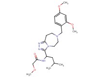 N-{1-[7-(2,4-dimethoxybenzyl)-6,7,8,9-tetrahydro-5H-[1,2,4]triazolo[4,3-d][1,4]diazepin-3-yl]-3-methylbutyl}-2-methoxyacetamide