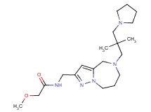 N-{[5-(2,2-dimethyl-3-pyrrolidin-1-ylpropyl)-5,6,7,8-tetrahydro-4H-pyrazolo[1,5-a][1,4]diazepin-2-yl]methyl}-2-methoxyacetamide