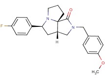 (3aS*,5S*,9aS*)-5-(4-fluorophenyl)-2-(4-methoxybenzyl)hexahydro-7H-pyrrolo[3,4-g]pyrrolizin-1(2H)-one