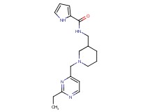N-({1-[(2-ethylpyrimidin-4-yl)methyl]piperidin-3-yl}methyl)-1H-pyrrole-2-carboxamide