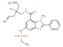 N-(2-allyl-2-hydroxy-4-penten-1-yl)-5-[(ethylsulfonyl)amino]-1-methyl-2-phenyl-1H-benzimidazole-7-carboxamide