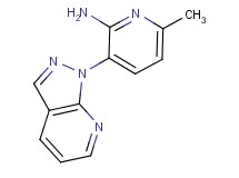 6-methyl-3-(1H-pyrazolo[3,4-b]pyridin-1-yl)pyridin-2-amine